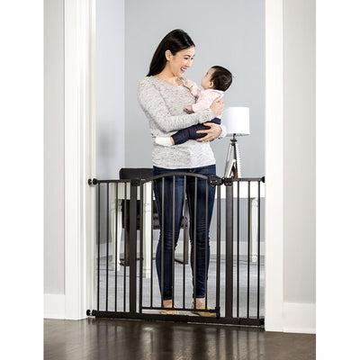 Regalo Extra Wide Easy Step® Arched Décor Walk Thru Baby Safety Gate, Bronze, Ages 6 to 24 Months!

-Brand new in the box 