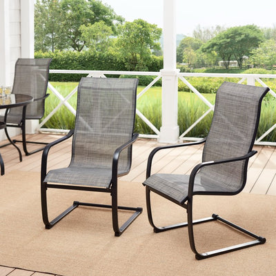 Mainstays Bristol Springs Outdoor Patio 5-Piece Dining Set W/Red 9' Market Umbrella!

-Brand new and assembled 