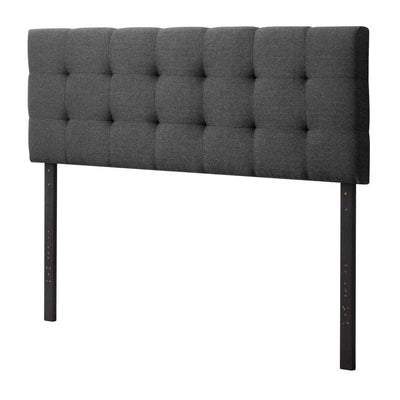 Rest Haven Eugene Square Tufted Upholstered Headboard, Full, Charcoal!

-Brand new in rhe box 