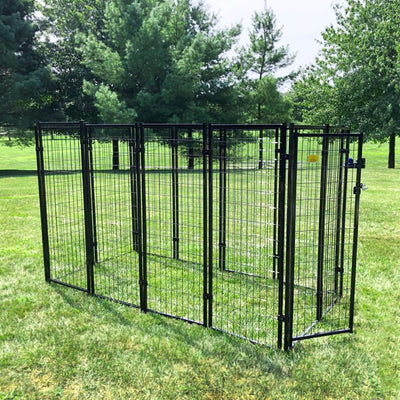 Kennel Master Black Welded Wire Dog Kennel, 8 ft. x 4 ft. x 6 ft!

-Brand new in the box 