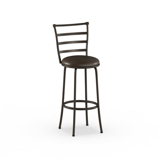 Mainstays Adjustable 24" or 29" Swivel Barstool, Bronze Finish and PU Leather, Set of 3!

-Brand new in the box 