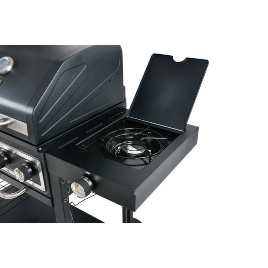 RevoAce Dual Fuel Gas & Charcoal Combo Grill, Black with Stainless! (BRAND NEW IN THE BOX)