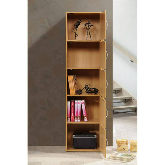 Hodedah Imports 1.33 ft. 5 Door Cabinet, Beachwood!

-Brand new in the box 