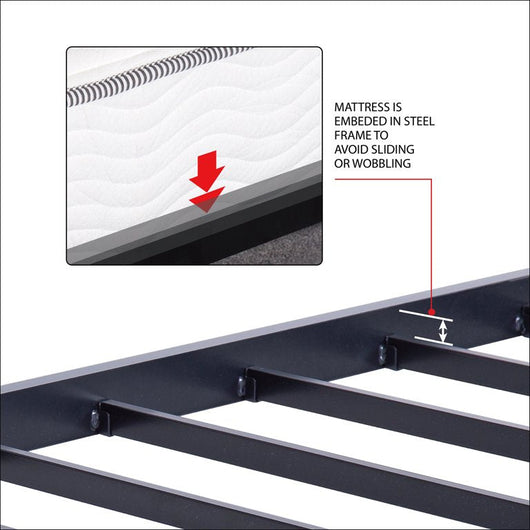 GrandRest 14'' Innovative Metal Platform Bed Frame, Full Size!

-Brand new in the box 