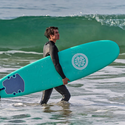 Bloo Tide 8 Ft. Soft Top Surfboard, Leash and Fins Included!

-Brand new wrapped in plastic