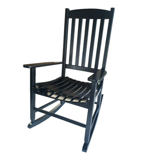 Mainstays Outdoor Wood Porch Rocking Chair, Black, Set of 2!

-Brand new and assembled -(One Chair Does Have a Small Crack on The Side of the butt, photos shown)