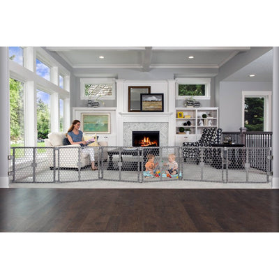 Regalo Plastic 192 inch Super Wide Adjustable Baby Gate and Play Yard, 2-In-1!

-Brand new in the box 