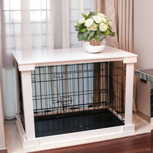 Merry Products Dog Cage with Cover, White, Small, 20.71"L x 27.20"W x 22.09"H! (WHITE)

-Brand new in the box 