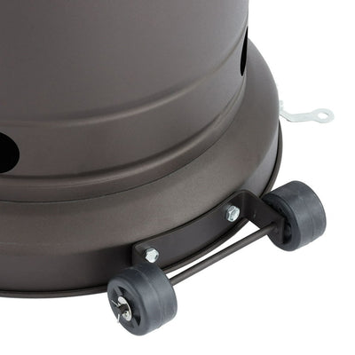 Mainstays 48,000 BTU Mocha Powder Coat Finish Propane Gas Outdoor Patio Heater!  -Brand new in the box