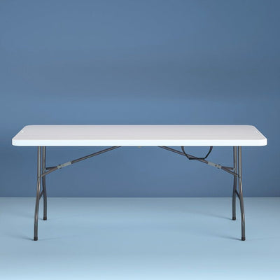 Cosco 8 Foot Centerfold Folding Table, White!  -Brand new, minor shipping damage