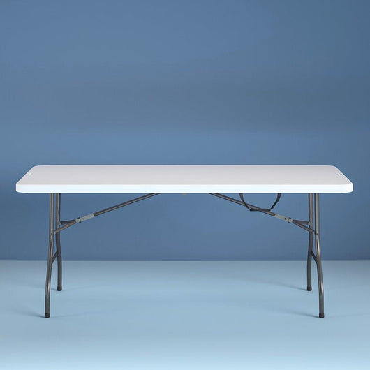 Cosco 8 Foot Centerfold Folding Table, White!  -Brand new, minor shipping damage