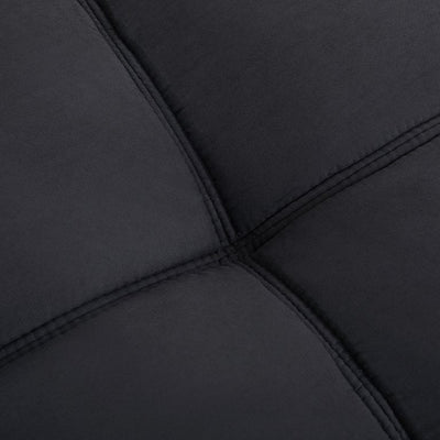 Mainstays Memory Foam Futon, Black Faux Suede Fabric!! NEW IN BOX!!