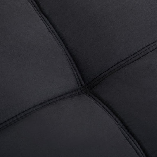 Mainstays Memory Foam Futon, Black Faux Suede Fabric!! NEW IN BOX!!
