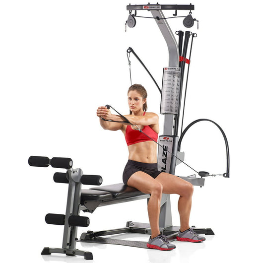 Bowflex Blaze 60+ Exercise Weight Lifting Body Building Home Gym with Power Rod Resistance!

-Brand new in the box (Assembly is required)

-CLEARANCE ITEM!!! - AUTOMATICALLY 20% OFF AT CHECKOUT!!! (PRICE AFTER 20% = $399)
