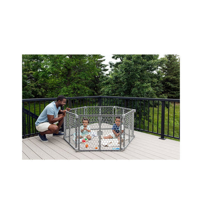 Regalo Plastic 192 inch Super Wide Adjustable Baby Gate and Play Yard, 2-In-1!

-Brand new in the box 