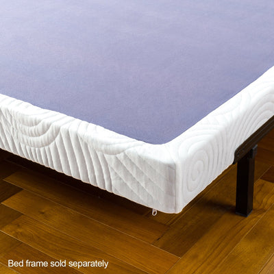 Zinus 4” Metal Box Spring with Wood Slats, Mattress Foundation, King