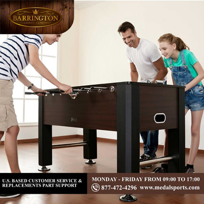 Barrington 56 Inch Premium Furniture Foosball Soccer Table!

-Brand new in the box