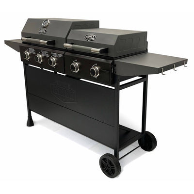 Expert Grill Combo 5-Burner Propane Gas Grill & Independent Griddle!

-Brand new in the box 
