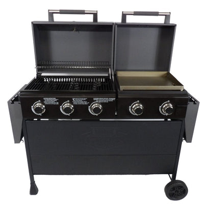 Expert Grill Combo 5-Burner Propane Gas Grill & Independent Griddle!

-Brand new in the box 