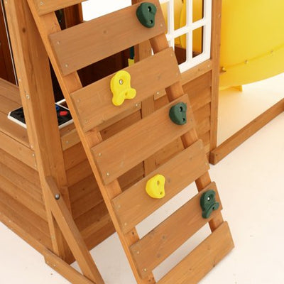 SALVAGE SPECIAL WOODEN PLAY SET!

Kidkraft Castlewood Wooden Play Set!!