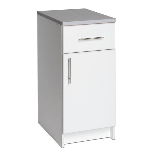 Prepac Elite Base Cabinet, White W/Grey Top!

-Brand new in the box 