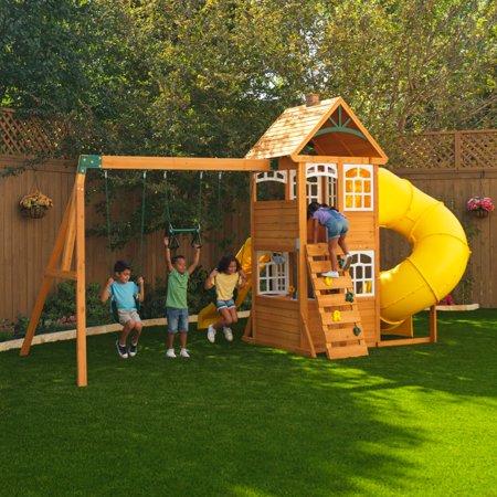 SALVAGE SPECIAL WOODEN PLAY SET!

Kidkraft Castlewood Wooden Play Set!!