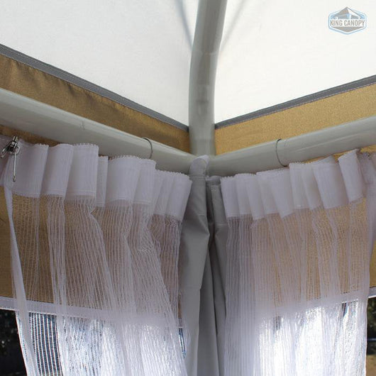 King Canopy Garden Party 13X13 Pop-Up Gazebo w/ Caramel Crème Cover!

-Brand new in the box (Assembly is required)