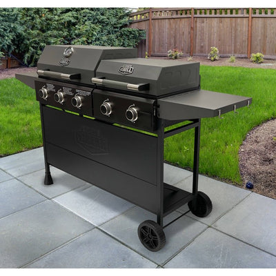 Expert Grill Combo 5-Burner Propane Gas Grill & Independent Griddle!

-Brand new in the box 