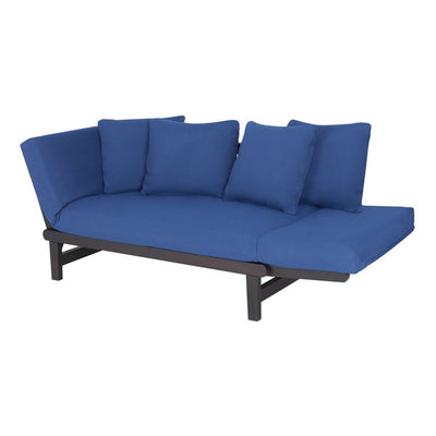 Better Homes & Gardens Delahey Studio Outdoor Day Sofa with Cushions, Navy!

-Brand new in the box - Assembly is required