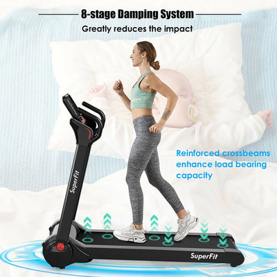 Costway SuperFit 2.25HP Folding Electric Motorized Treadmill with Bluetooth Speaker!

-Brand new and assembled