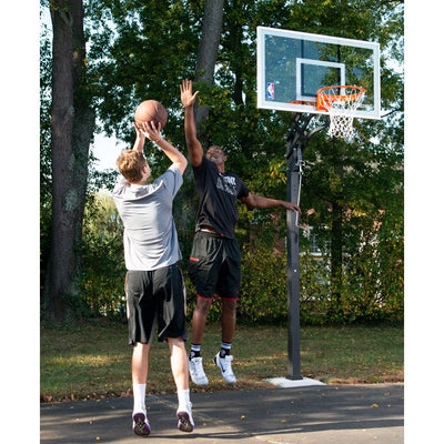 Spalding NBA 54" Glass U-Turn In-Ground Hoop System!

-Brand new in the box 