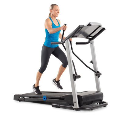 Weslo Crosswalk 5.2t Total Body Treadmill with Upper Body Workout Arms, iFIT Bluetooth Enabled!

-Brand new and assembled (But is missing the latch pin - Treadmill will not stay folded upright!)
