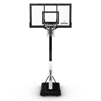 Spalding 60 in. Acrylic Screw Jack Portable Basketball Hoop!

-Brand new in the box (Box is very ugly, but was opened and all parts were counted, was just very difficult to retape box)