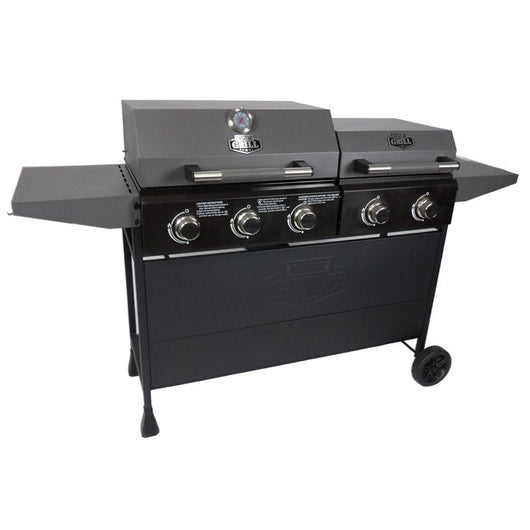 Expert Grill Combo 5-Burner Propane Gas Grill & Independent Griddle!

-Brand new in the box 