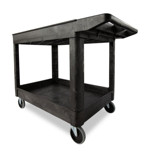 Rubbermaid Heavy Duty 2-Shelf Utility Cart W/lipped Shelf Medium!

-Brand new and assembled