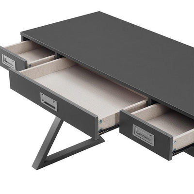 Better Homes & Gardens Crossmark Campaign Desk, Grey!

-Brand new in the box