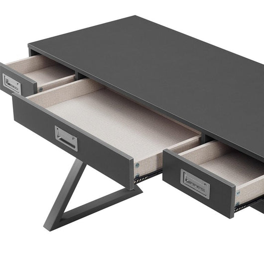 Better Homes & Gardens Crossmark Campaign Desk, Grey!

-Brand new in the box