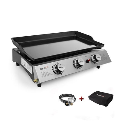 Royal Gourmet PD1300 3-Burner 26,400-BTU Portable Gas Grill Griddle, Outdoor Camping, Tailgating!

-Brand new out if the box