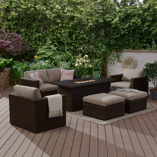 Better Homes & Gardens Harbor City Patio Fire Pit Dining Table!

-Brand new in the box 