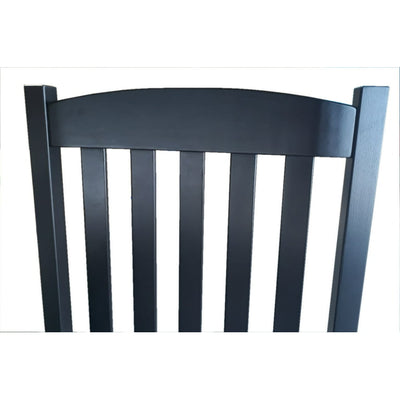 Mainstays Outdoor Wood Porch Rocking Chair, Black, Set of 2!

-Brand new and assembled -(One Chair Does Have a Small Crack on The Side of the butt, photos shown)