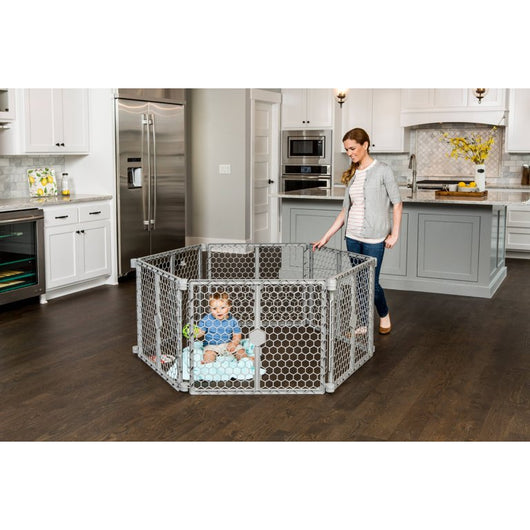 Regalo Plastic 192 inch Super Wide Adjustable Baby Gate and Play Yard, 2-In-1!

-Brand new in the box 