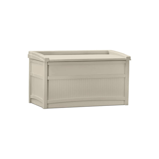 Suncast Outdoor 50 Gallon Resin Deck Box with Seat, Light Taupe!

-Brand new and Assembled
