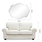 EAD Scalloped Wall Mirror