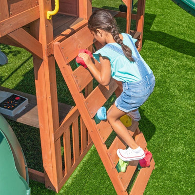 BOULDER BLUFF SWING SET / PLAYSET! (PLEASE READ DESCRIPTION)  -Brand new comes with 4 Box's & 1 Slide!  -CLEARANCE  ITEM!!! (AUTOMATICALLY 20% PFF AT CHECKOUT!!!) - ($999.00 - AFTER 20% OFF = $799.00)