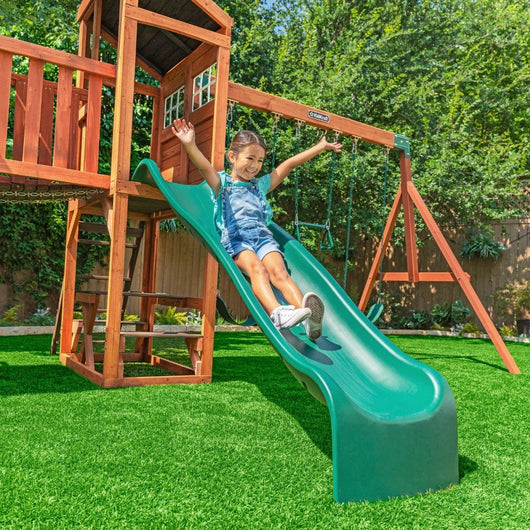 BOULDER BLUFF SWING SET / PLAYSET! (PLEASE READ DESCRIPTION)  -Brand new comes with 4 Box's & 1 Slide!  -CLEARANCE  ITEM!!! (AUTOMATICALLY 20% PFF AT CHECKOUT!!!) - ($999.00 - AFTER 20% OFF = $799.00)