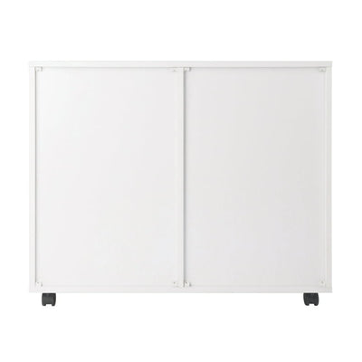 Winsome Wood Halifax 2-Section Mobile Storage Cabinet, White!

-Brand new in the box