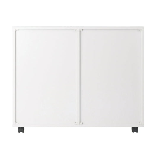 Winsome Wood Halifax 2-Section Mobile Storage Cabinet, White!

-Brand new in the box