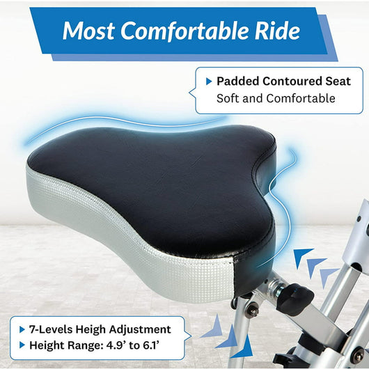 Exerpeutic Exercise Bike, Foldable Magnetic Upright!

-Brand new in the box 