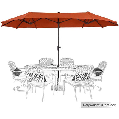 MF Studio 13' Red Rectangle Market Patio Umbrella!

-Brand new in the box 
