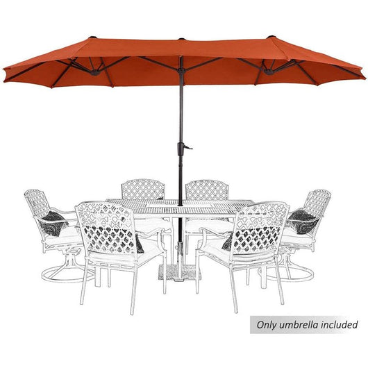 MF Studio 13' Red Rectangle Market Patio Umbrella!

-Brand new in the box 